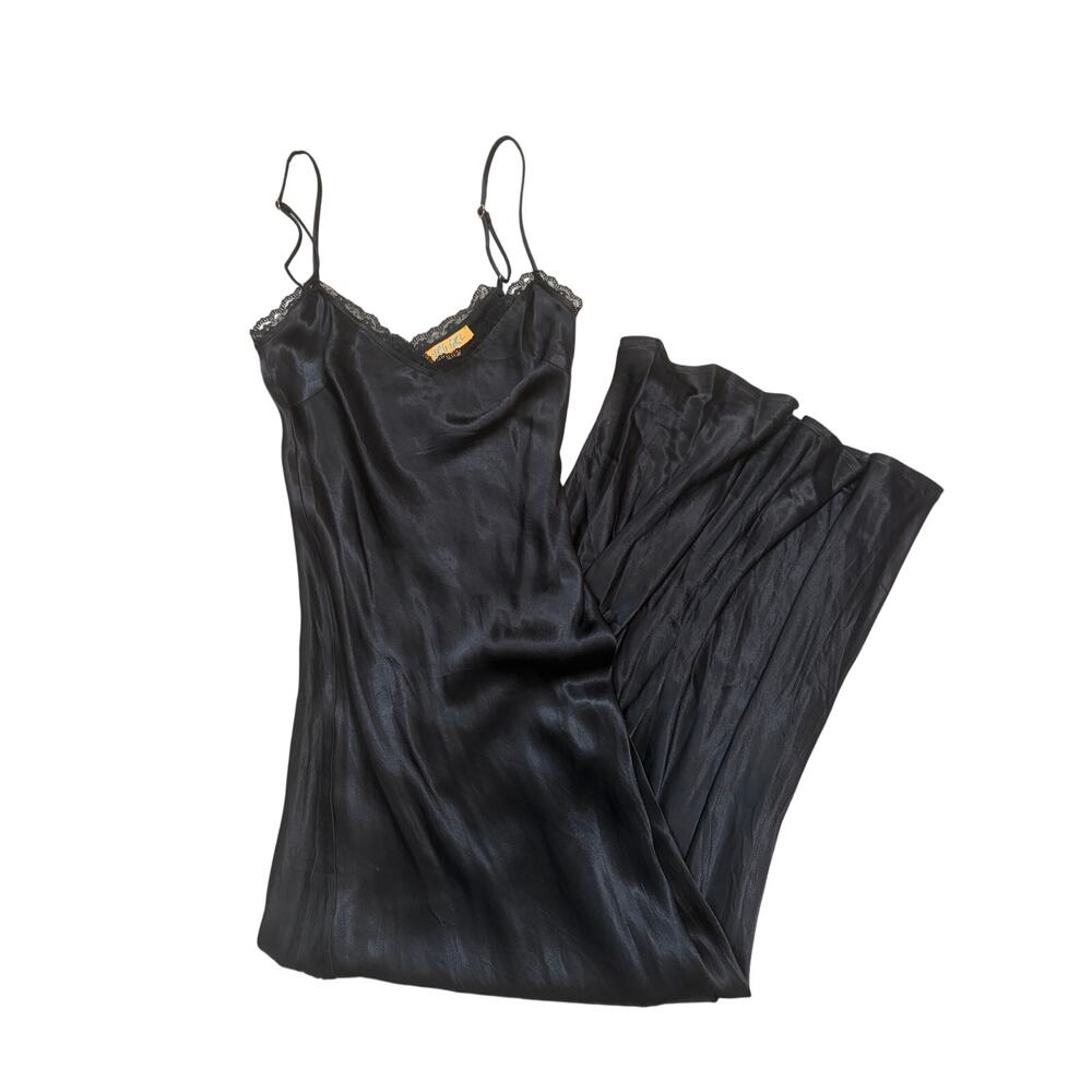 VRG GRL Black Slip Dress Size 4 Sleek Simple